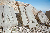 Nemrut Dagi Milli Parki, the tomb of King  Antiochos I, west terrace,